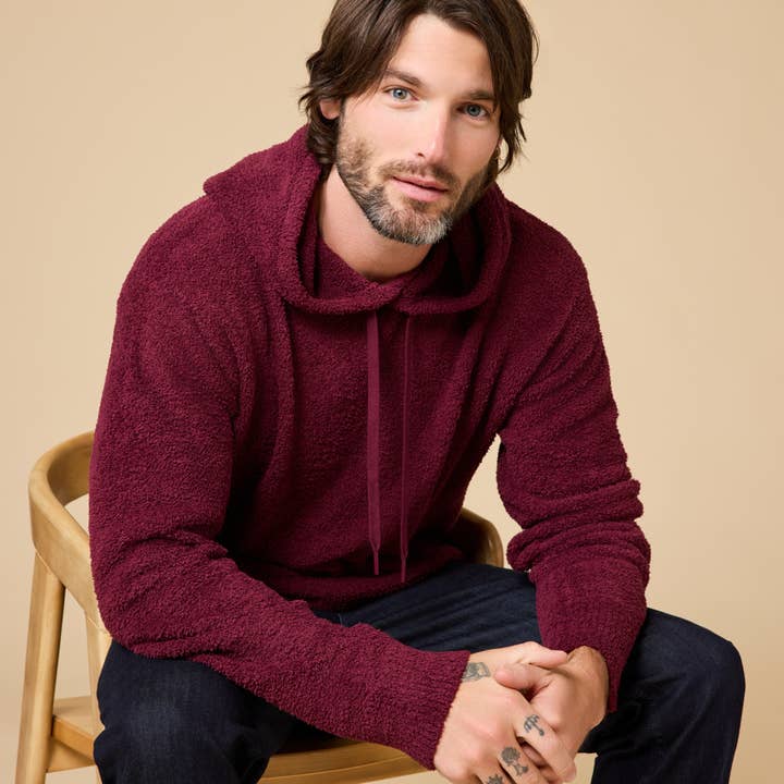 Take Ten Men's Go Anywhere Solid Marshmallow Hoodie for wholesale by Softies