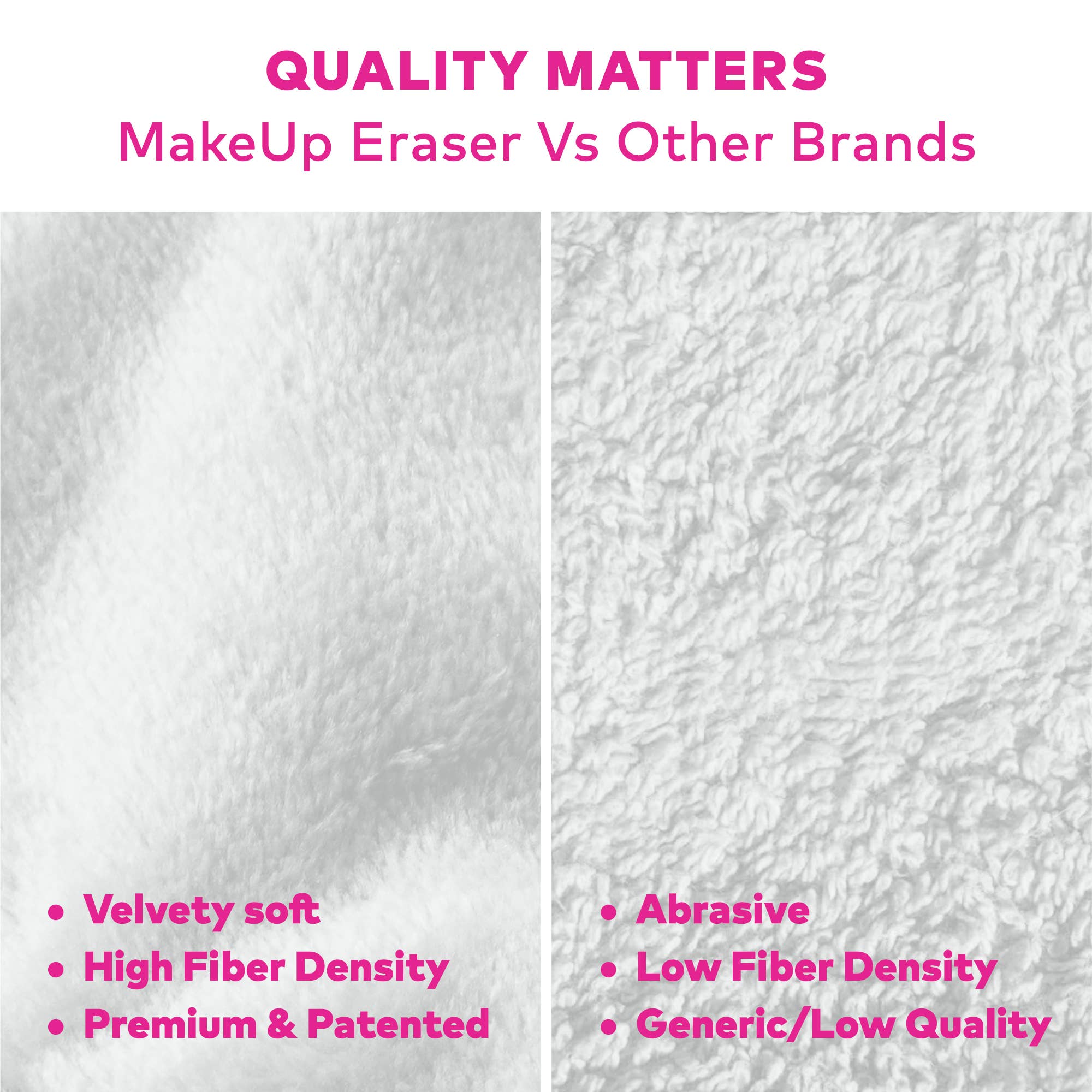 The Original MakeUp Eraser - Wholesale Makeup Remover - Cherry Crush 7-Day Set & Makeup Bag Gift Set9