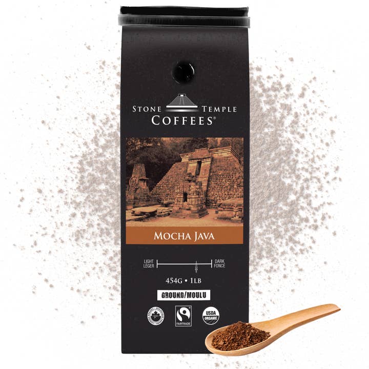 Mokka Java malet kaffe for engroshandel hos Stone Temple Coffees
