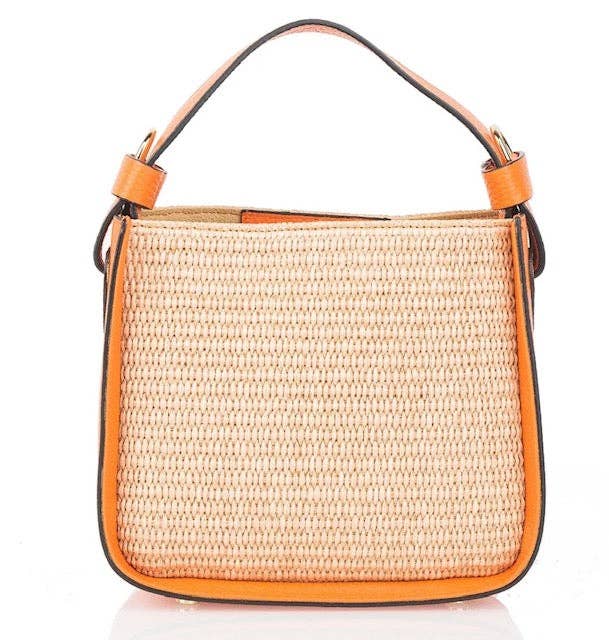 Two Amicis - Wholesale Top Handle Bag - Women's - Night Out Raffia3