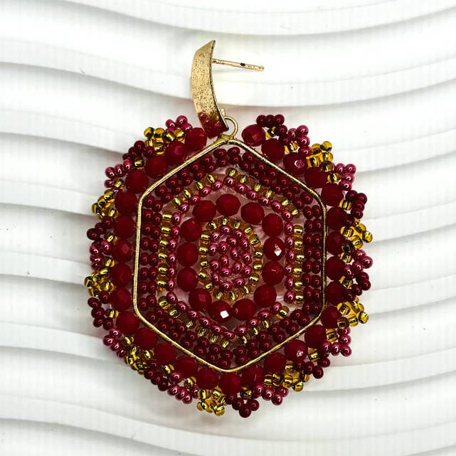 Oorbellen met geometrische vorm voor wholesale door Bellalu Jewelry and Accessories