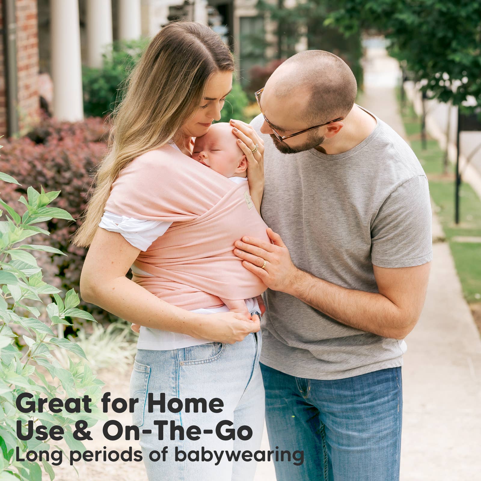 Rose poussiéreux KeaBabies Écharpe porte-bébé originale en vente sur Faire6