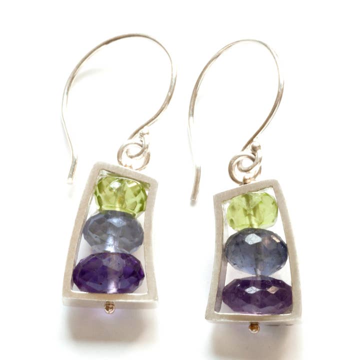 VSJ01SE - Short Wedge Earrings, Dangle for wholesale by ASHKA DYMEL Studio