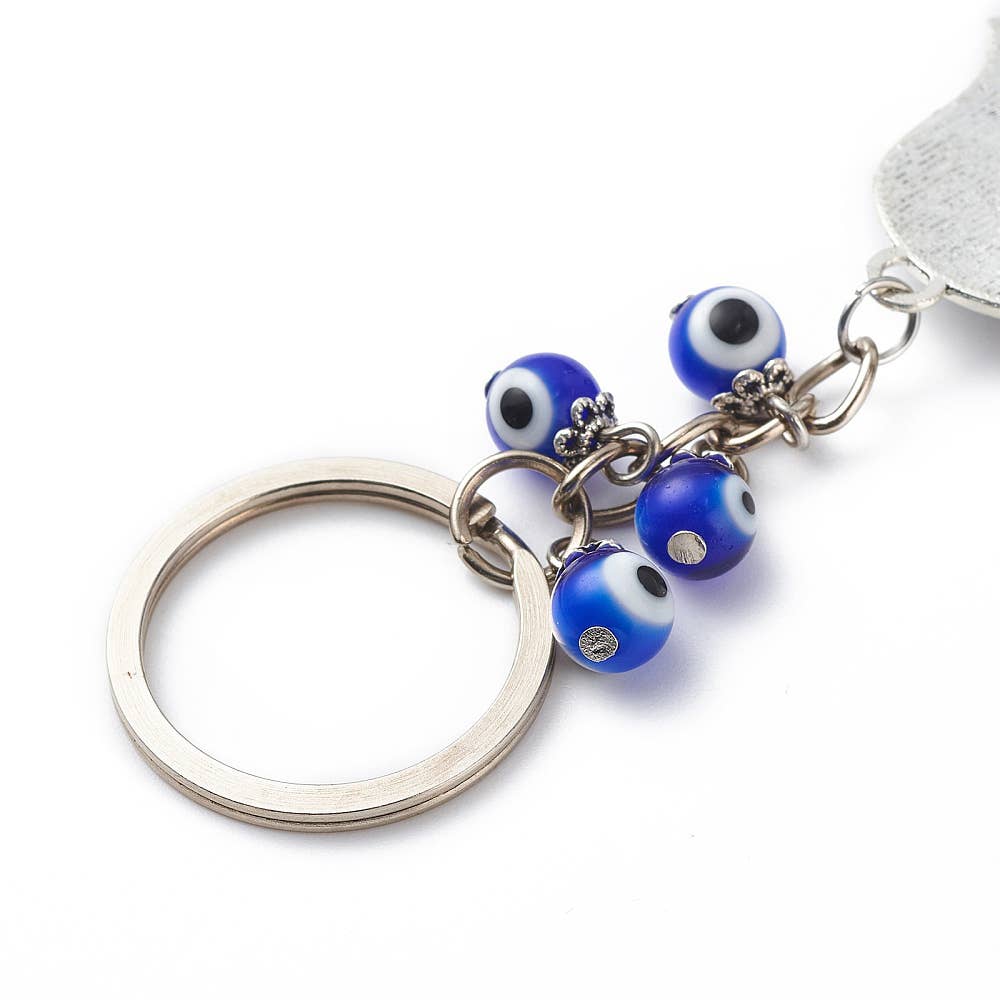 VIE – wholesale Keychain – Unisex – Evil Eye Hamsa Hand Keychain3