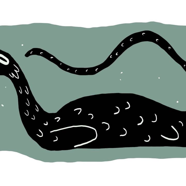 Kleiner Nessie-Druck für den Großhandel von Kyndra Sweep illustrations