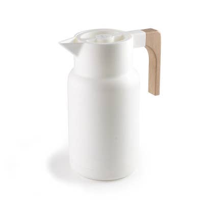 LACOR MENAJE PROFESIONAL S.L. - Wholesale Flask - Wood White Thermo Jar 1 Lt.
