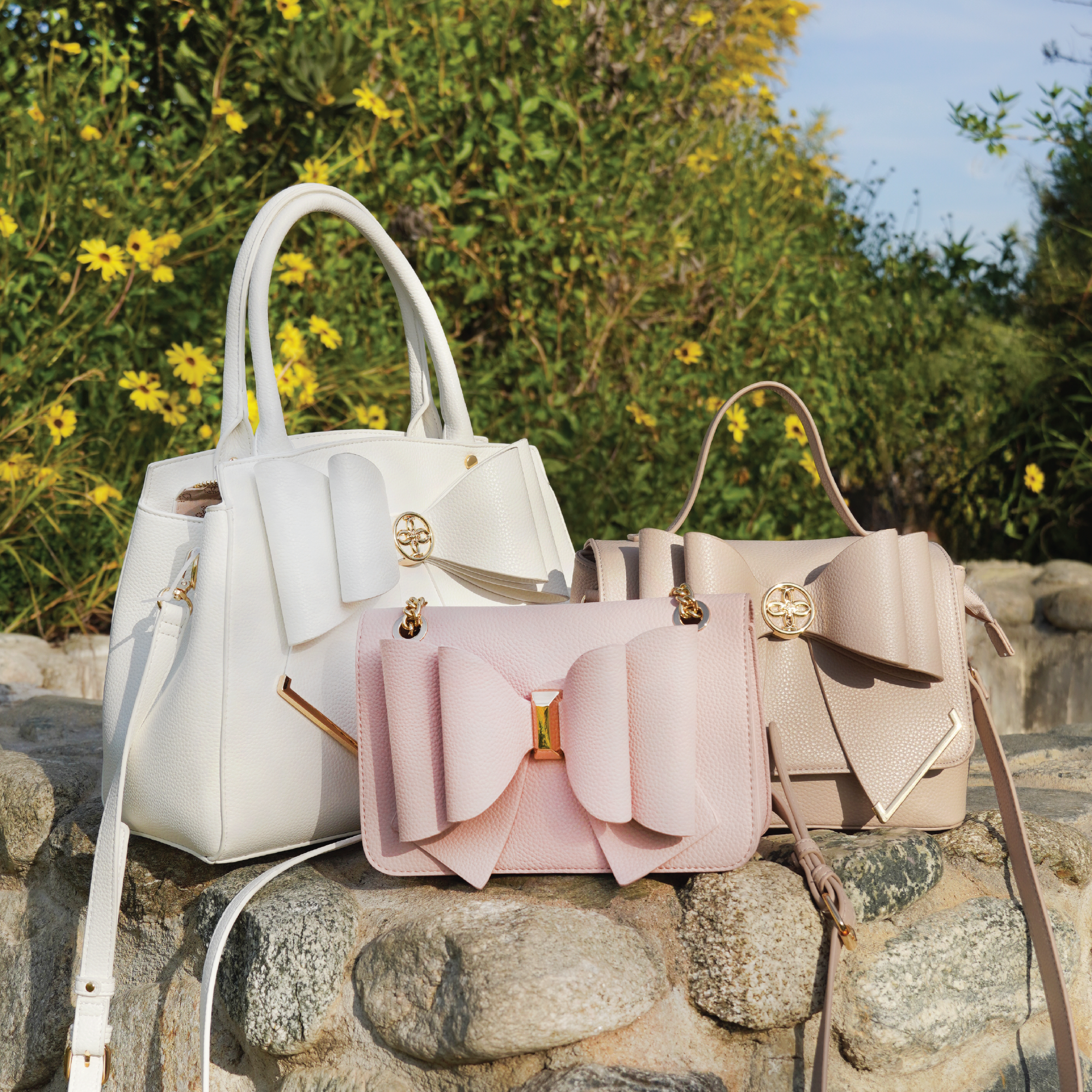 Like Dreams – wholesale Top handle bag – women's – Poppy Bowtie Structured Top Handle Shoulder Bag6