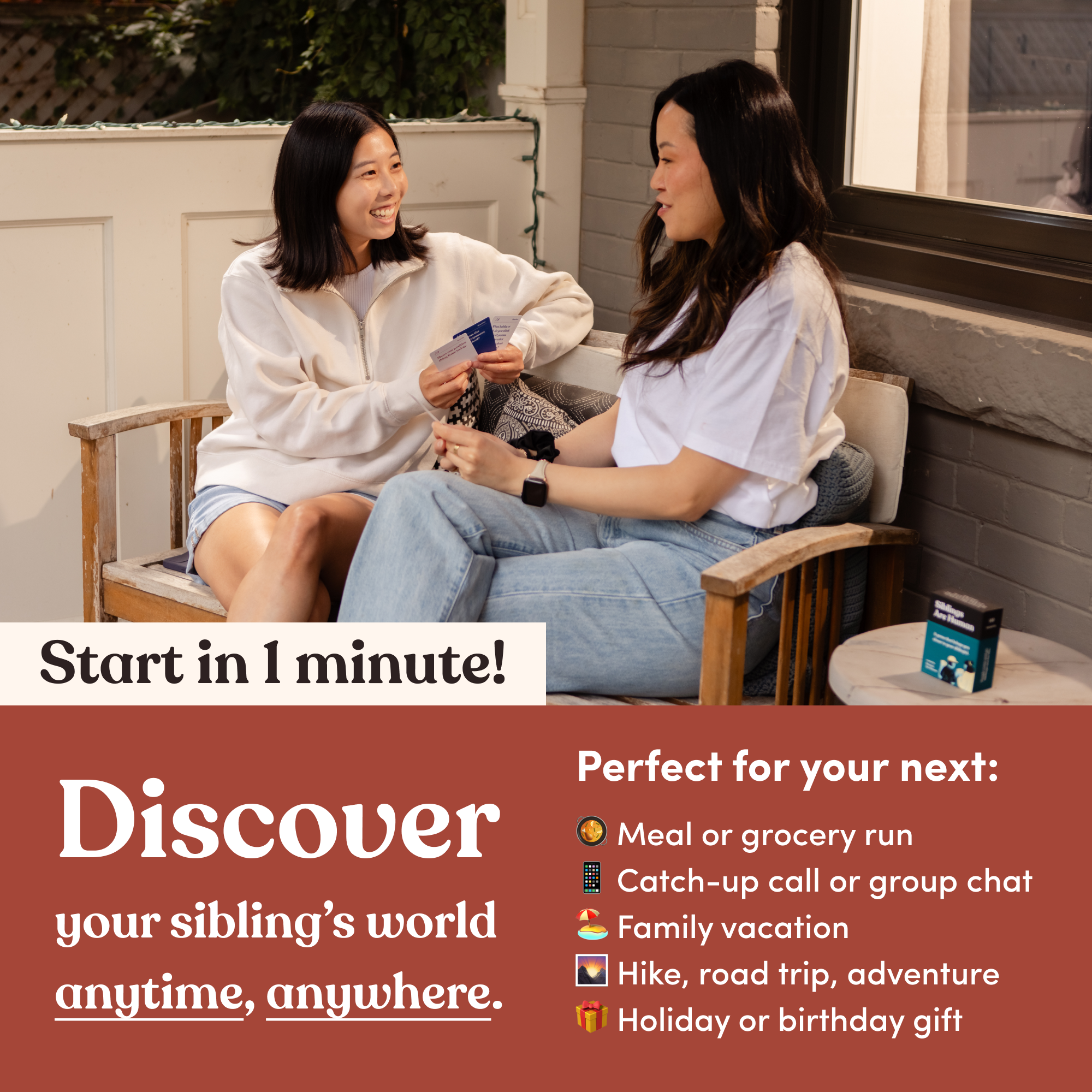 Parents Are Human | Card Games for Family, Love, & Healing - Wholesale Card Game - Siblings Are Human3