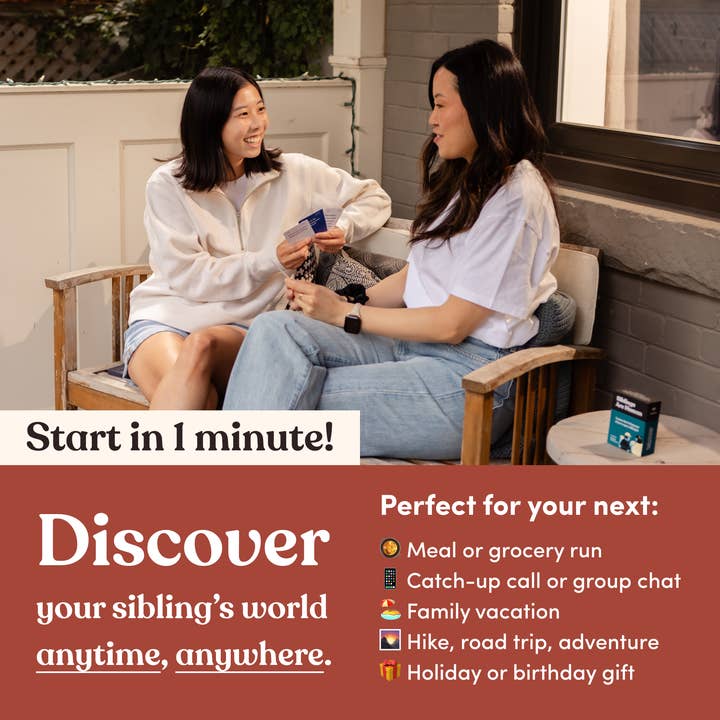 Parents Are Human | Card Games for Family, Love, & Healing - Wholesale Card Game - Siblings Are Human3