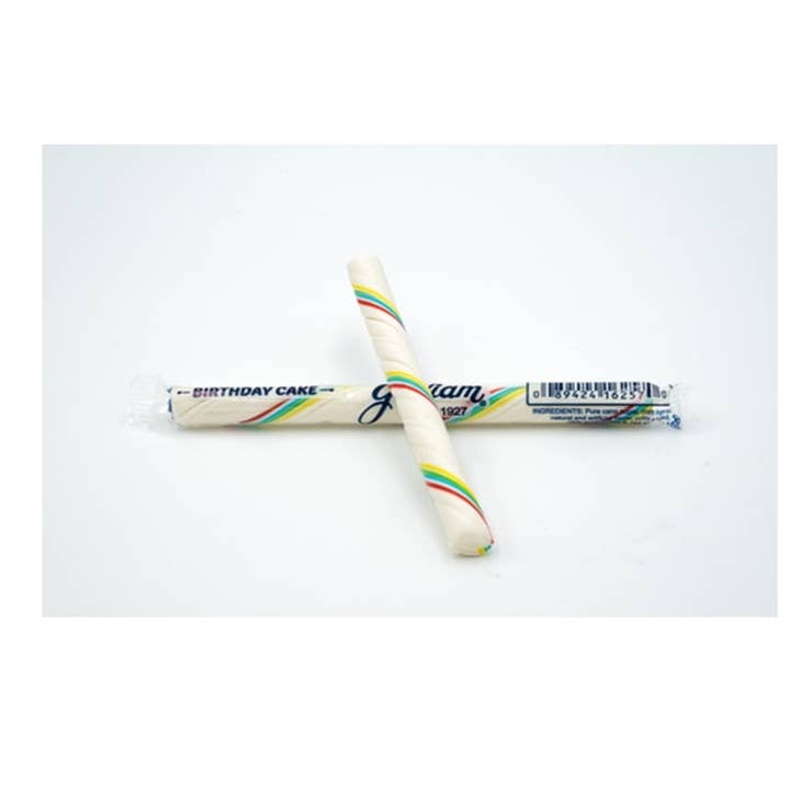 Candy Barn Express - Wholesale Hard Candy - Gilliam Birthday Cake Stick Candy