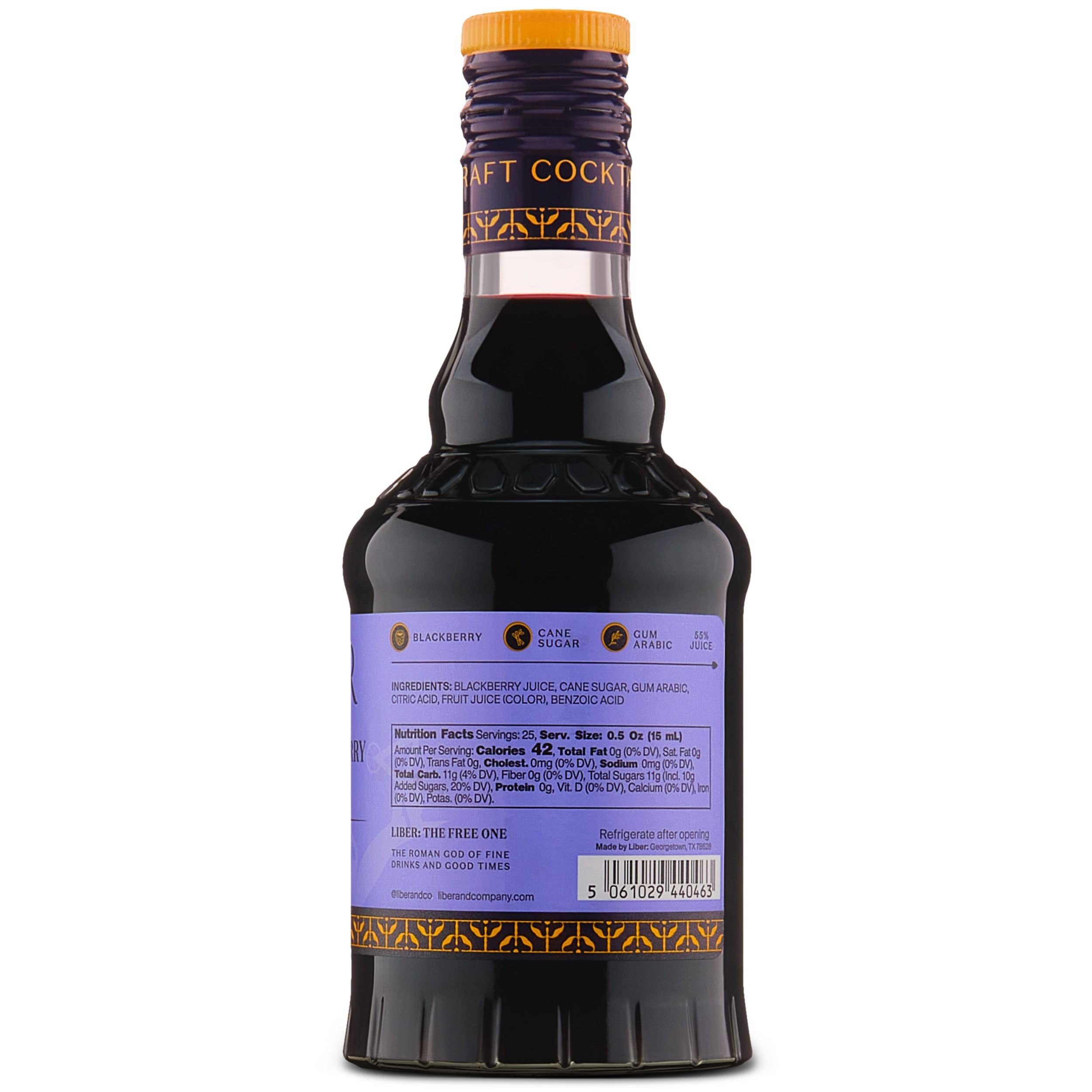 Liber & Co. - Wholesale Cocktail Mix/Syrup - Marion Blackberry Syrup6