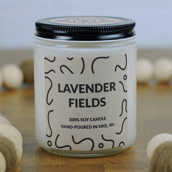 Lavender Fields for wholesale by Sweet Little Candle Co