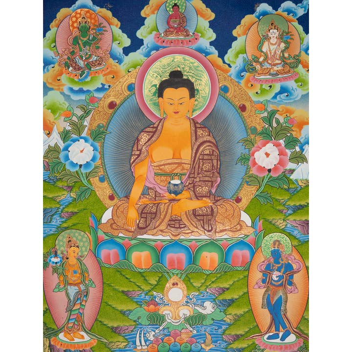 Lucky Thanka - Wholesale Painting/drawing - Shakyamuni Buddha Thangka – Enlightenment Art