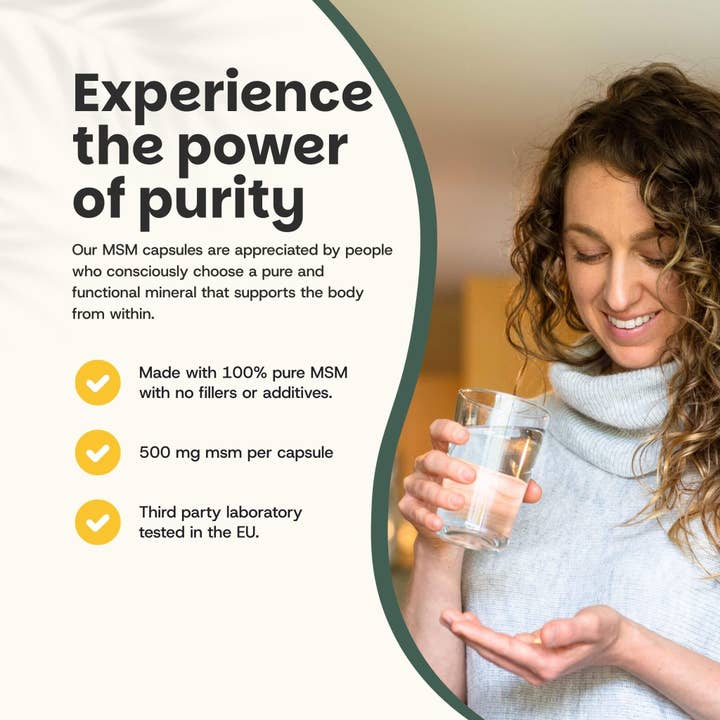 Cupplement b.v. - Wholesale Oral Supplement/Vitamin - MSM Capsules 500 mg - 60 Capsules1