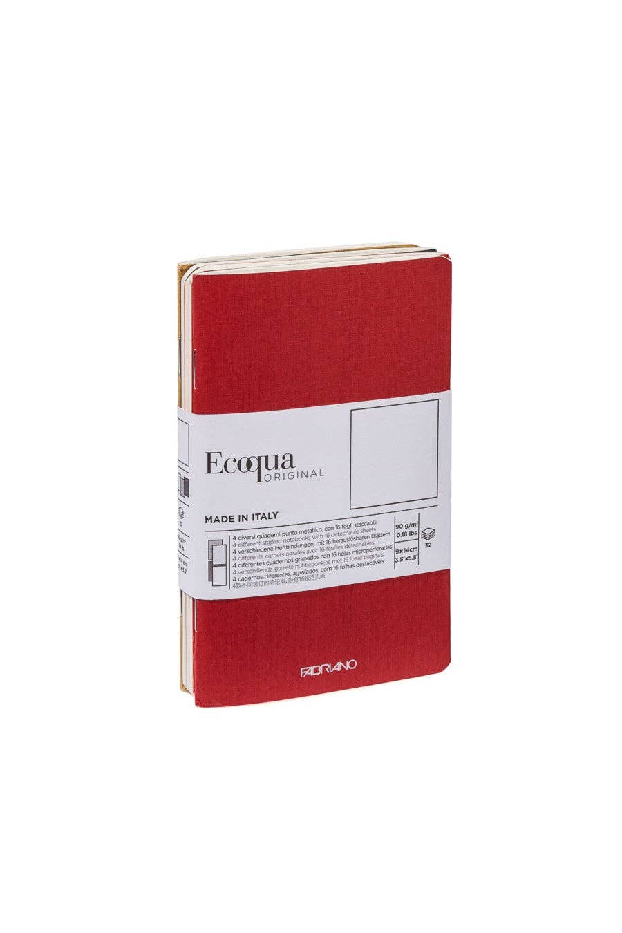 Chartpak, Inc. - Wholesale Notebook - Fabriano EcoQua Pocket-Sized Notebook, 4 Notebook Pack19