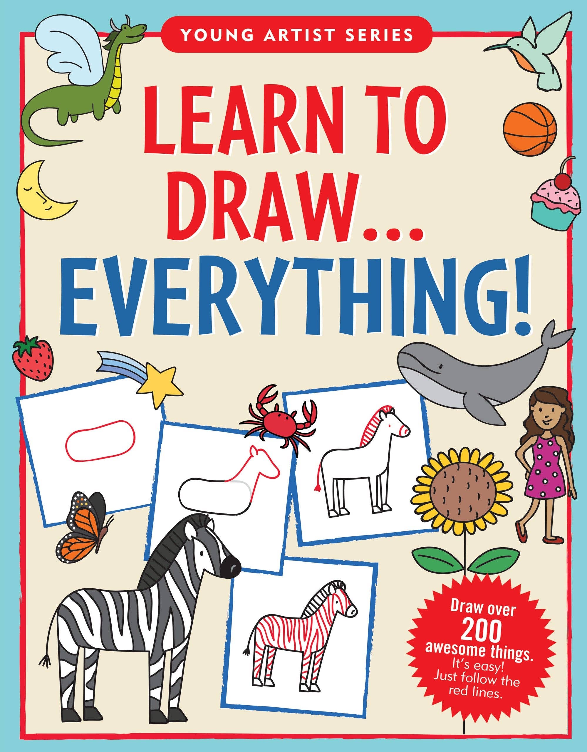 Peter Pauper Press - Wholesale Coloring & Activity Book - Adult - Learn to Draw . . . Everything!