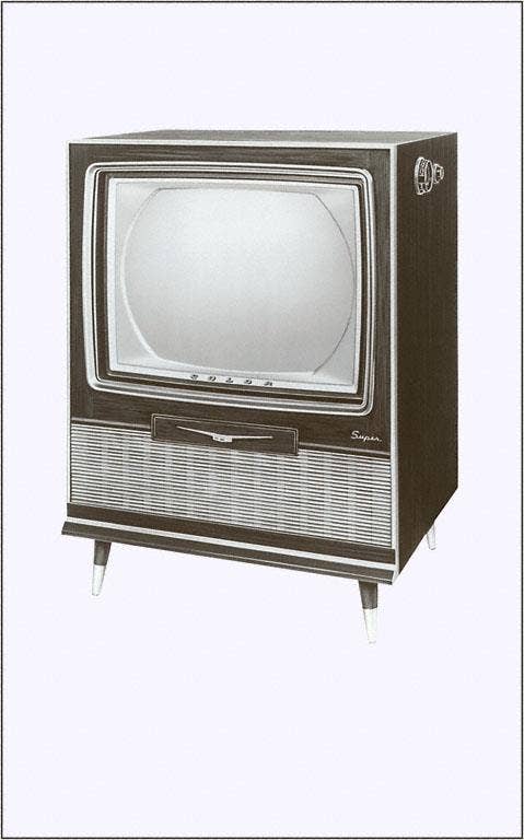 Found Image Press – Íman por atacado – Magnet TF-55 Televisor Quadrado0