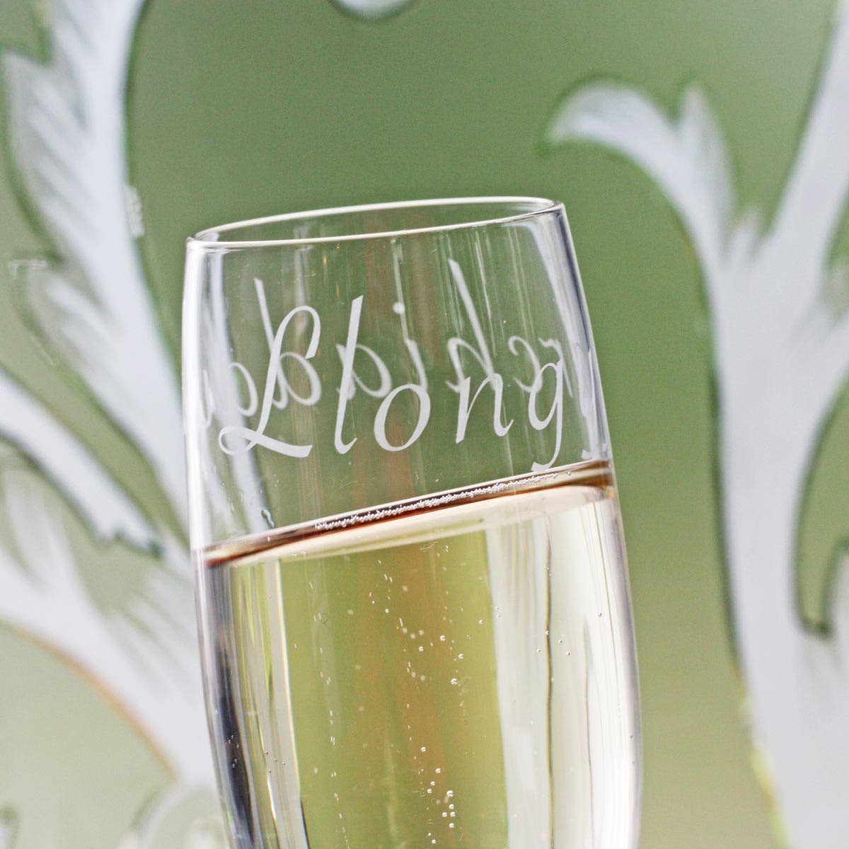 The Welsh Gift Shop - Wholesale Champagne Flute - Champagne Flute / Glass - Llongyfarchiadau - Congratulations - NEW5