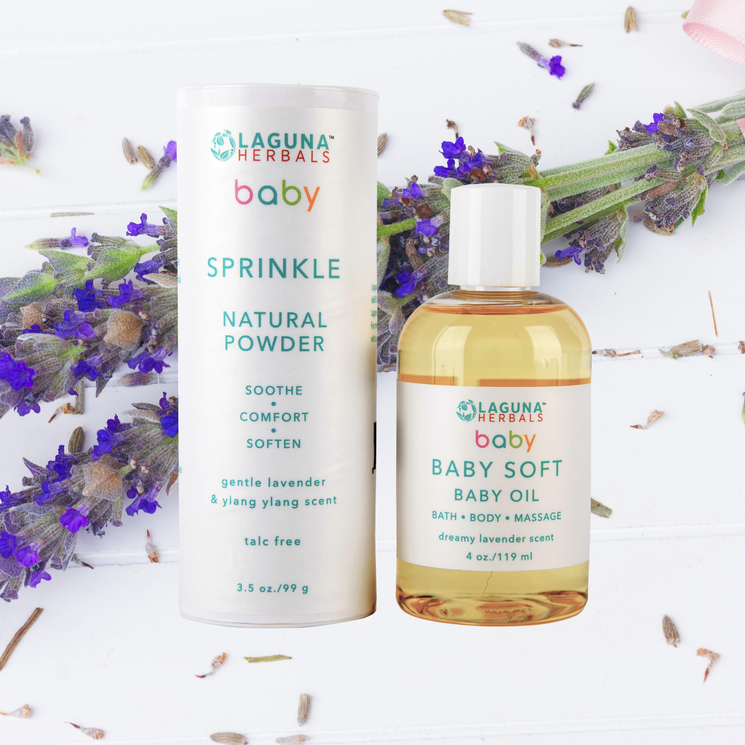 Laguna Herbals - Wholesale Body/Talcum Powder - SPRINKLE organic baby powder6