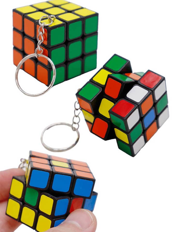 Mini Magic Cube Key Chain for wholesale by Cap Zone