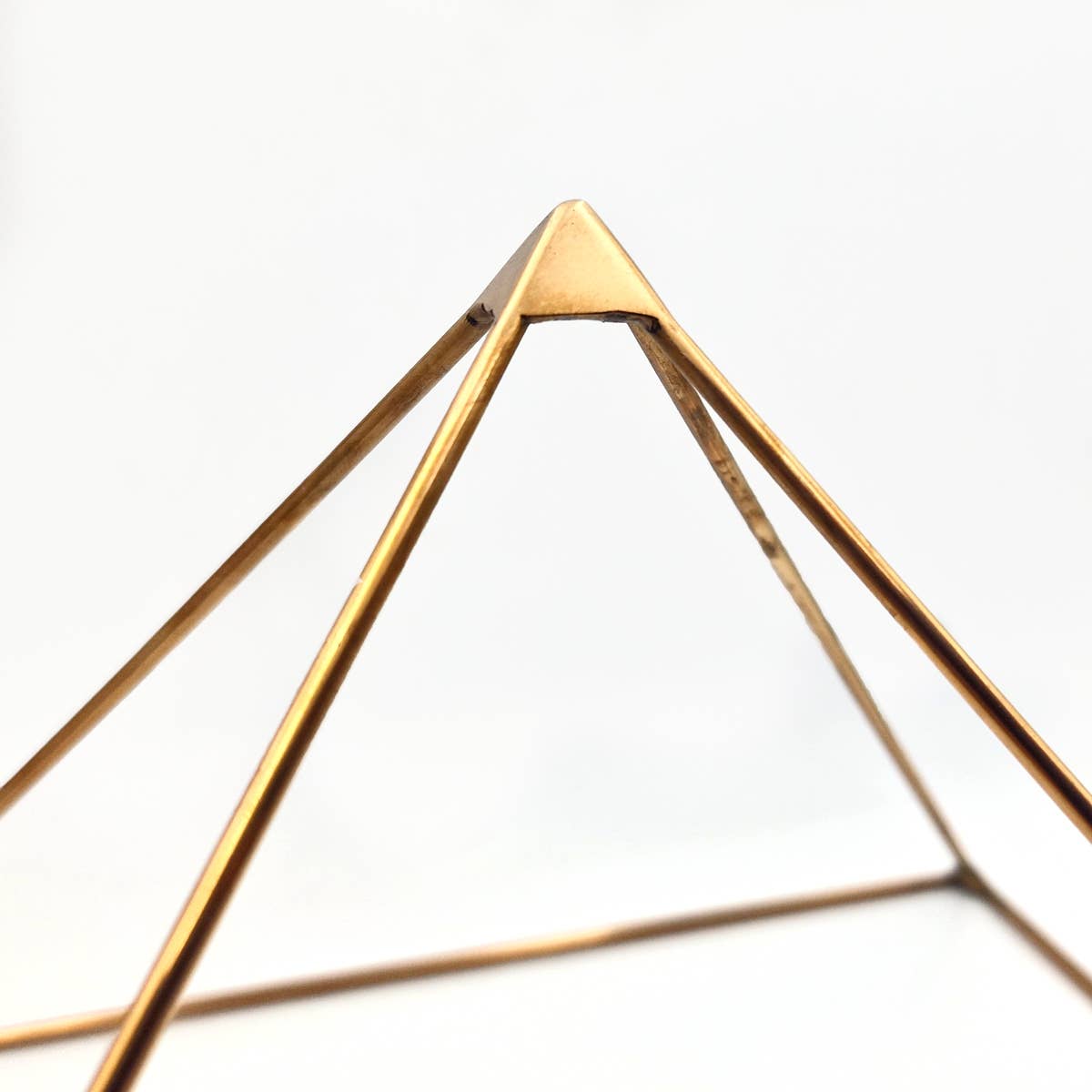 Shamans Crystal - Wholesale Spiritual Stone/Crystal - Copper Pyramid with Cap 25cm Wide 2