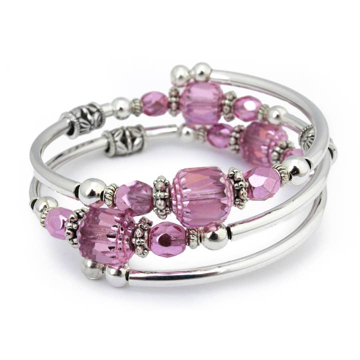 October Tourmaline Cathedral Bracelet for wholesale by Crazyartgrrl Jewelry