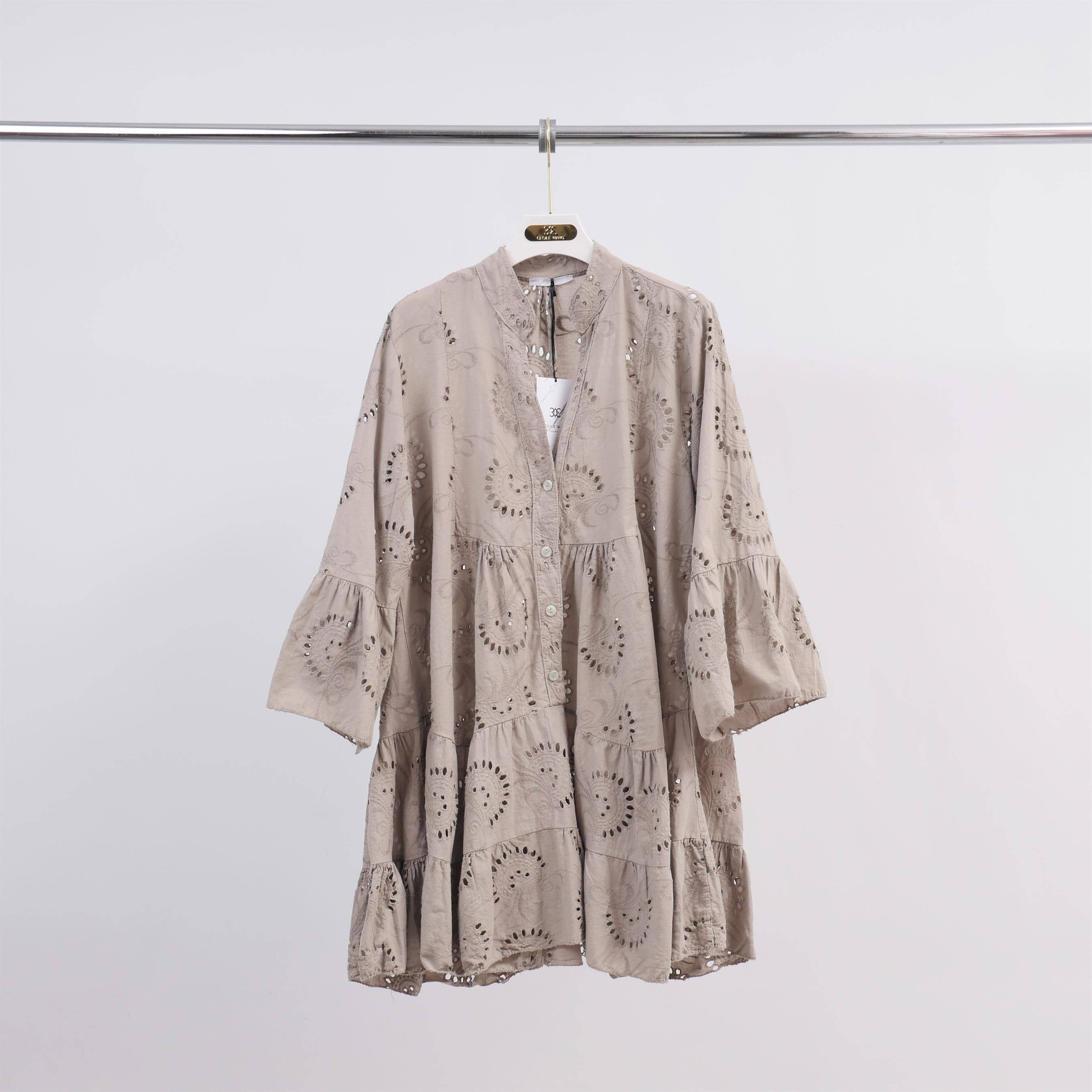 Cecile Wang - Wholesale Dress - Women's - English embroidery short dress LR9802-25