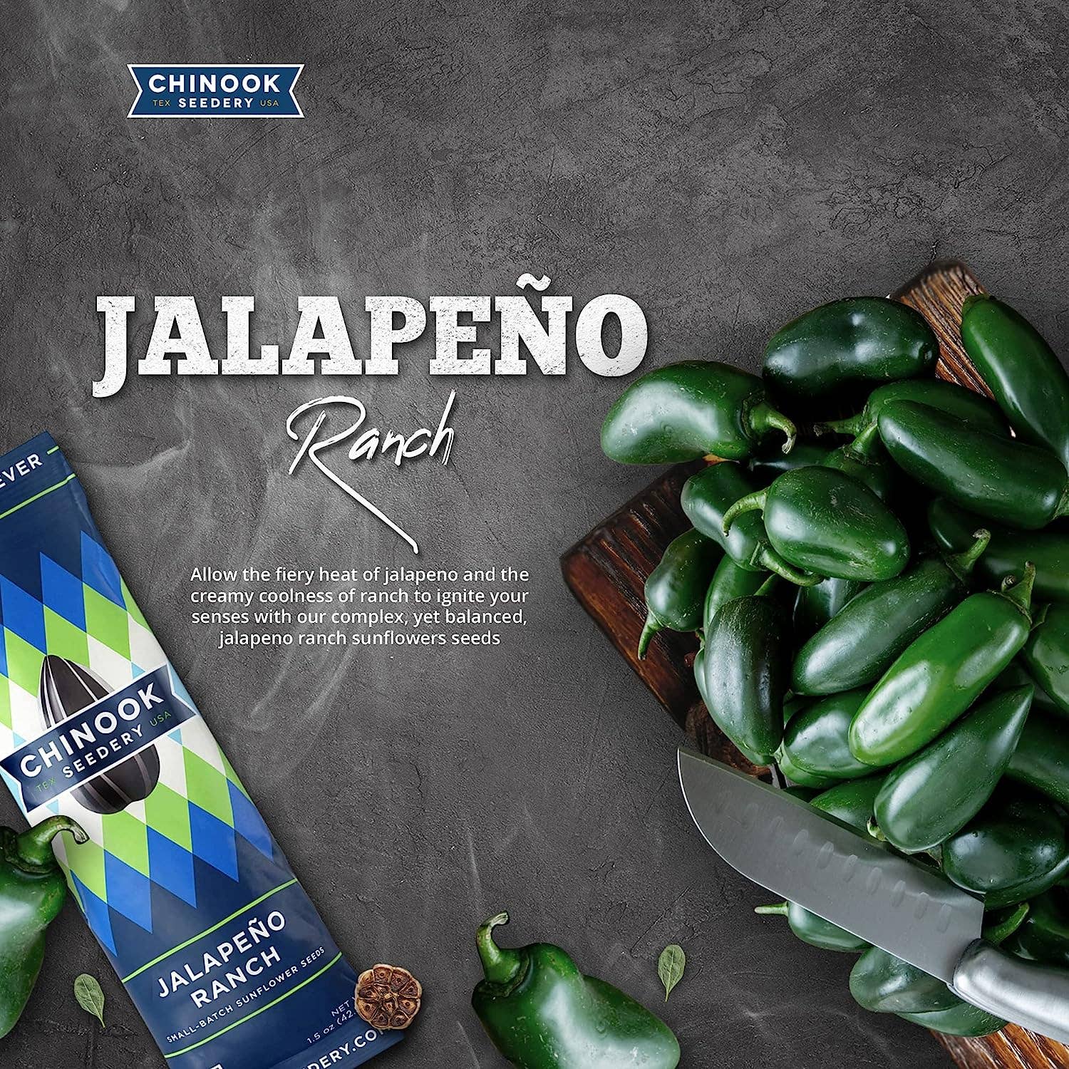 Chinook Seedery - Wholesale Seeds/Kernels - Spicy Ranch Sunflower Seeds | 1.5oz Packs | Keto Snacks1