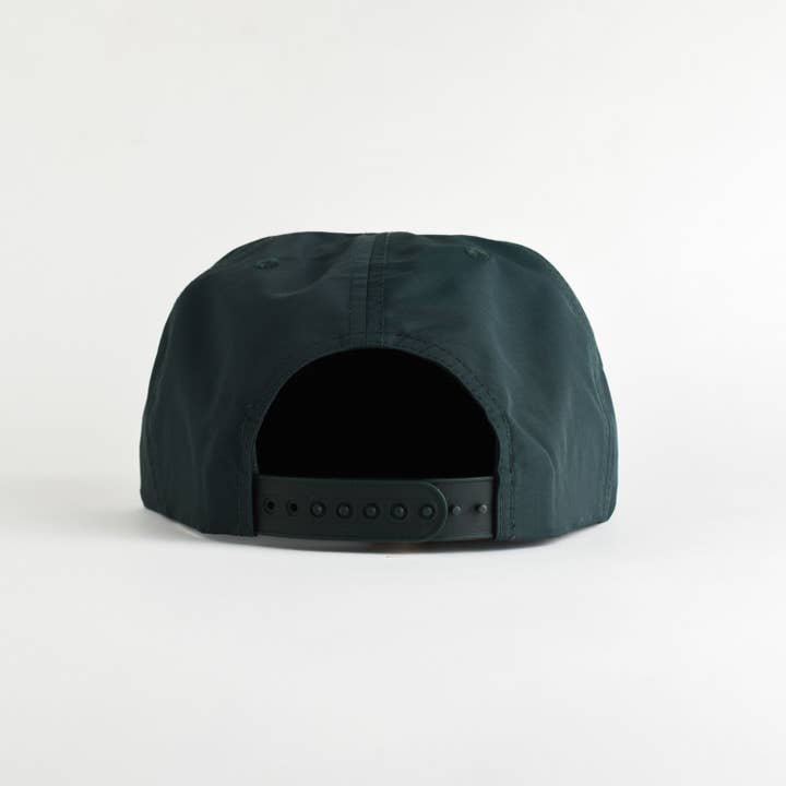 Endless August Supply Co. - Wholesale Flat Brim Cap - Unisex - Take A Hike Recycled Nylon Quick Dry Hat - pine green