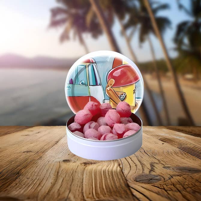 Bonbon-France - Wholesale Hard Candy - Strawberry Pastilles 45g by the Artist François Groslière1