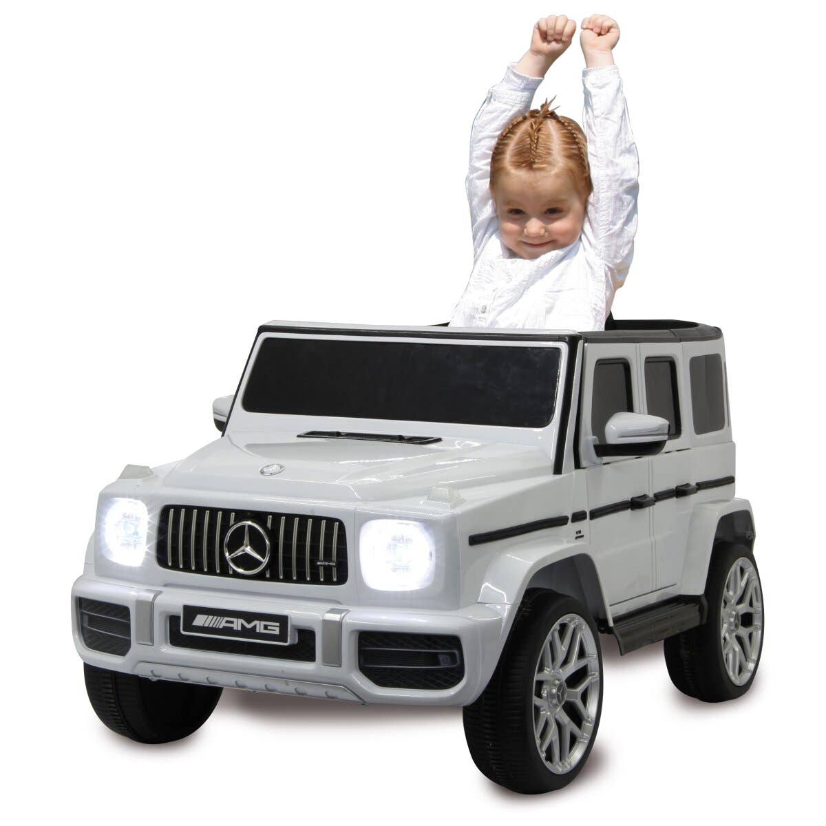 mhw24 - Wholesale Toy Car/Truck - Kids - Ride-on Mercedes-AMG G 63 white 12 V0