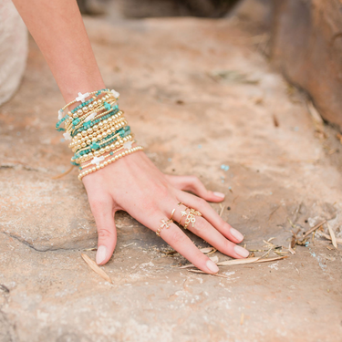 Coastal Grit - Wholesale Jewelry Set - Island Girl Green Lagoon4