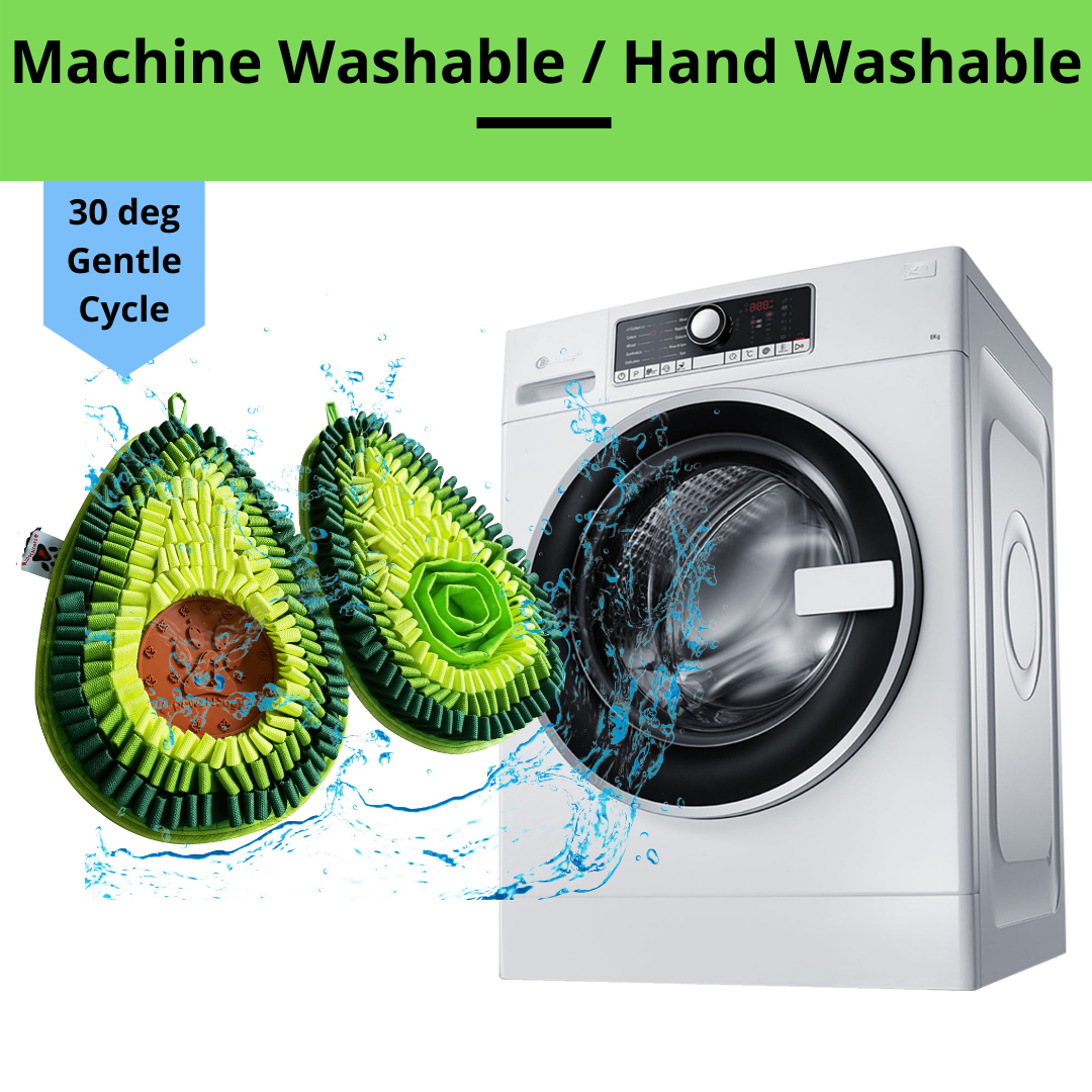 PawzNDogz - Vente Tapis de gamelle – chien - Tapis à priser anti-morsure Delicious Avocado™ | Niveau défi10