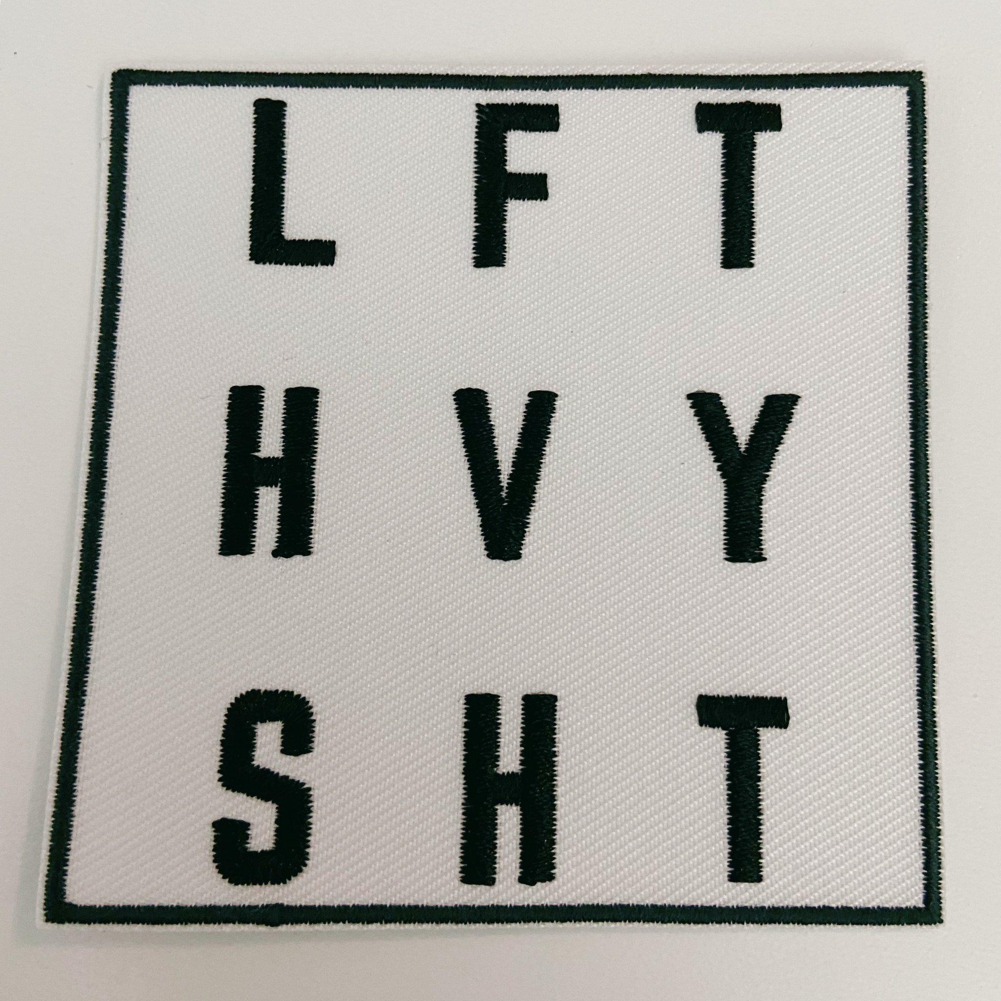 TEELUX - Wholesale Patch - 3"  LFT HVY SHT -  Embroidered Hat Patch2