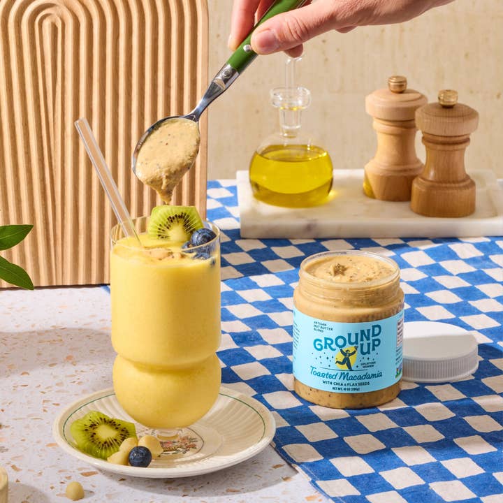 Ground Up - Wholesale Nut Butter - Toasted Macadamia Nut & Cashew Butter (10oz)2
