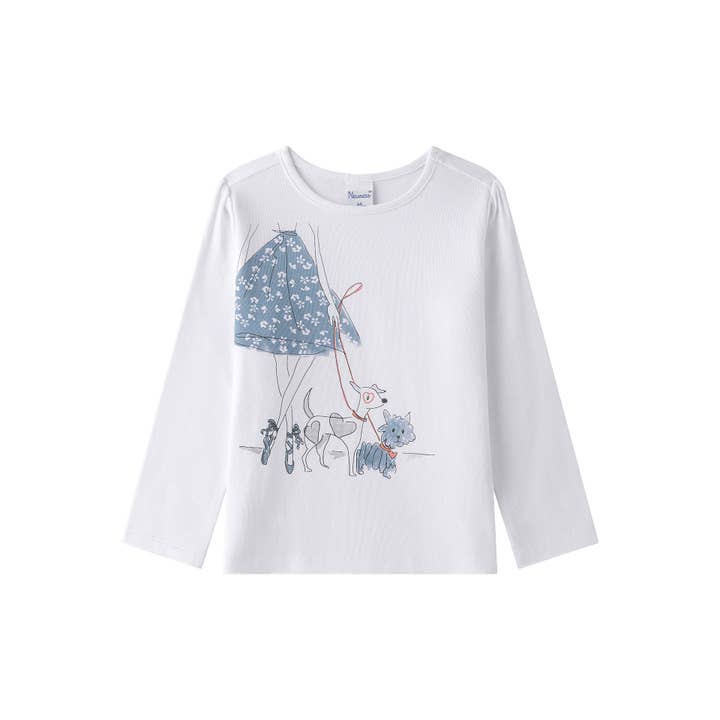 Newness Kids - Wholesale Screen Printed T-Shirt - Kids - Long-sleeve shirt winter clothing girl JGI657361