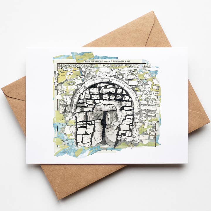 Southampton Walls Greeting Card for wholesale by Rachel Reynolds