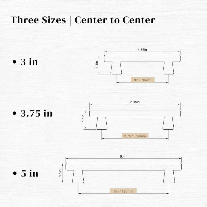 Island Universe Hardware Inc. - Wholesale Knob/Pull - Cone Shape Modern Cabinet Bar Pull21