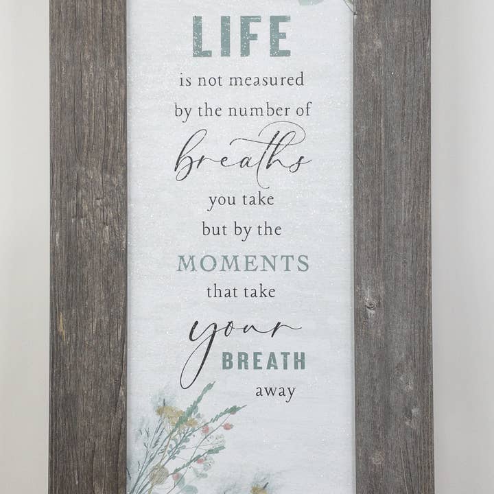 La vie ne se mesure pas au nombre de respirations, une source d'inspiration pour la vente par Summer Snow Art