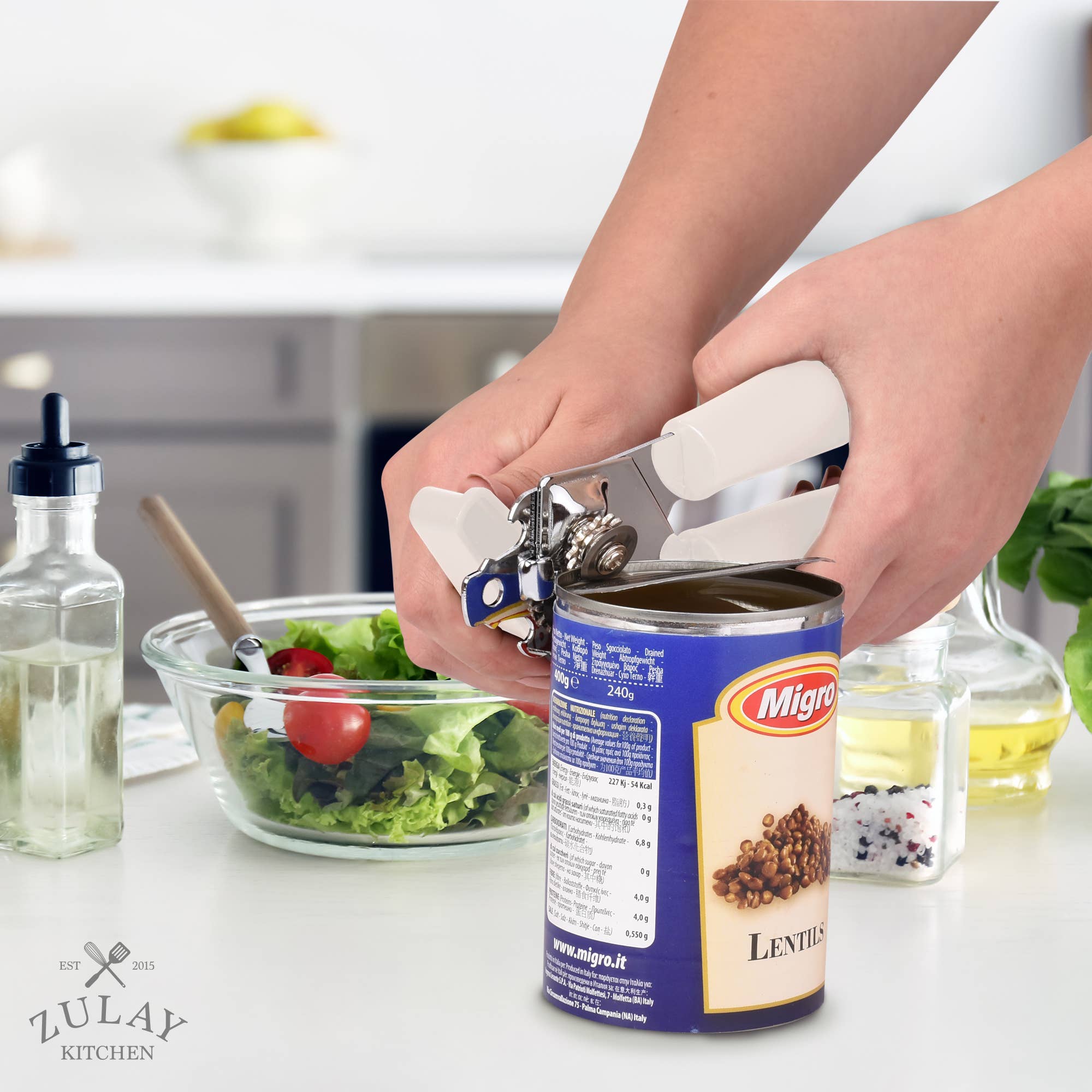 Zulay Kitchen - Wholesale Can Opener - Heavy-Duty Can Opener with Large Turn Knob20