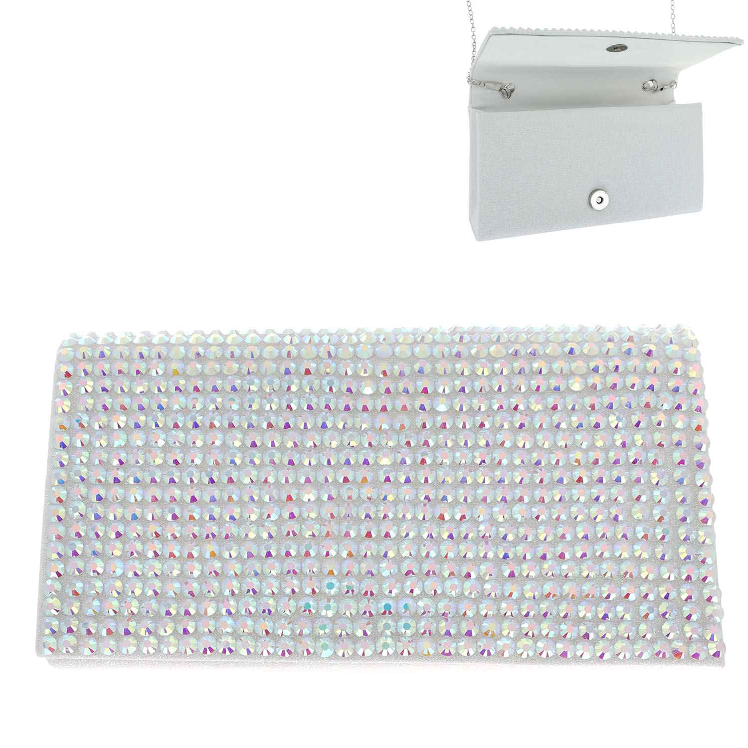 SP Sophia Collection - Vente Pochette – femme - Pochette de soirée Bling en strass3