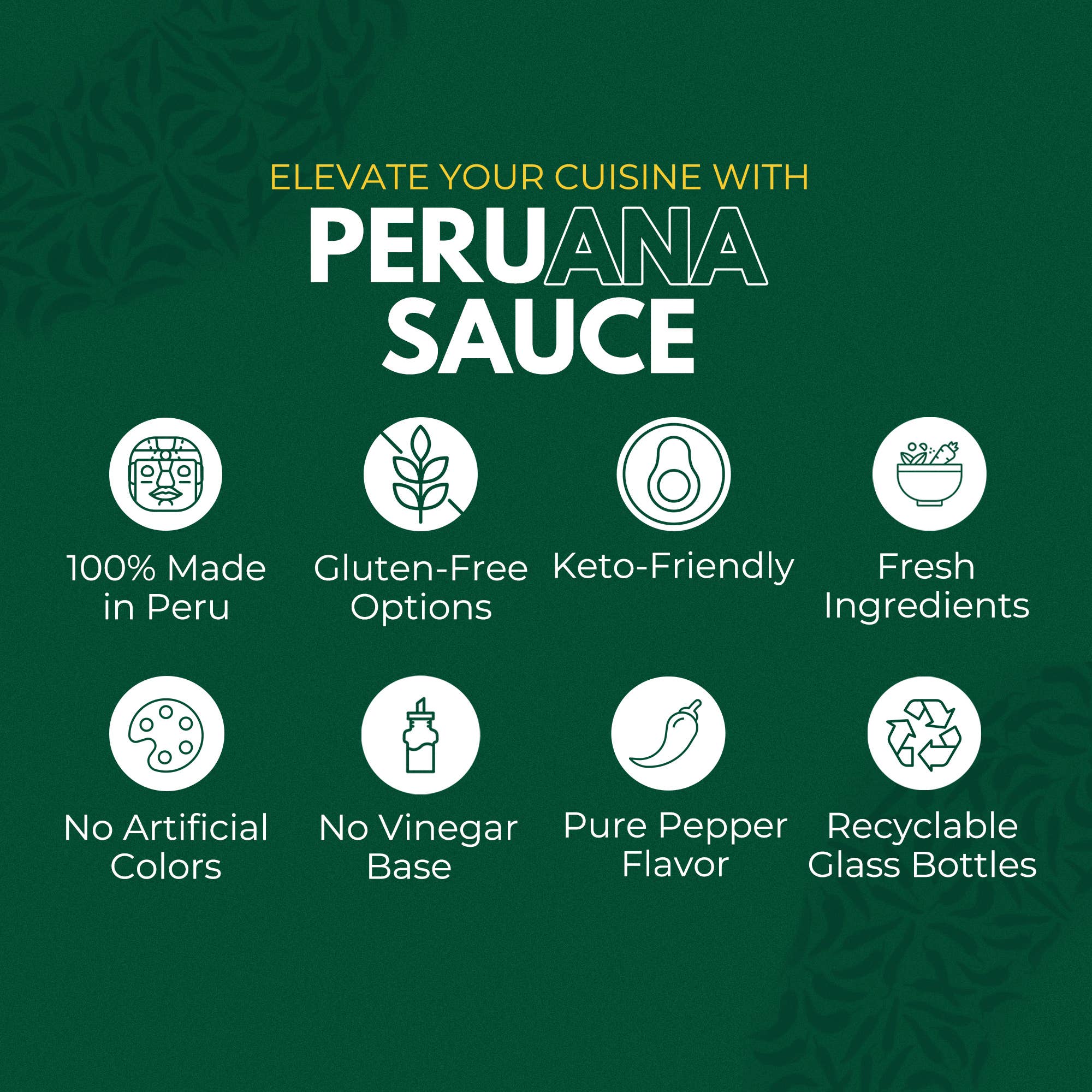 Peruana Foods - SPC – Molho picante por atacado – Molho Picante Gourmet de Aji Amarillo, 198g, Suave, SG, Keto8