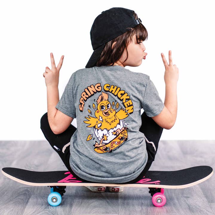 T-shirt Spring Chicken pour enfants pour la vente par Rivet Apparel Co.