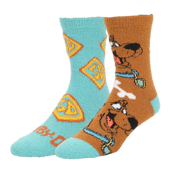 Scooby Doo SD Womens Chenille Crew Socks for wholesale by Bioworld Merchandising