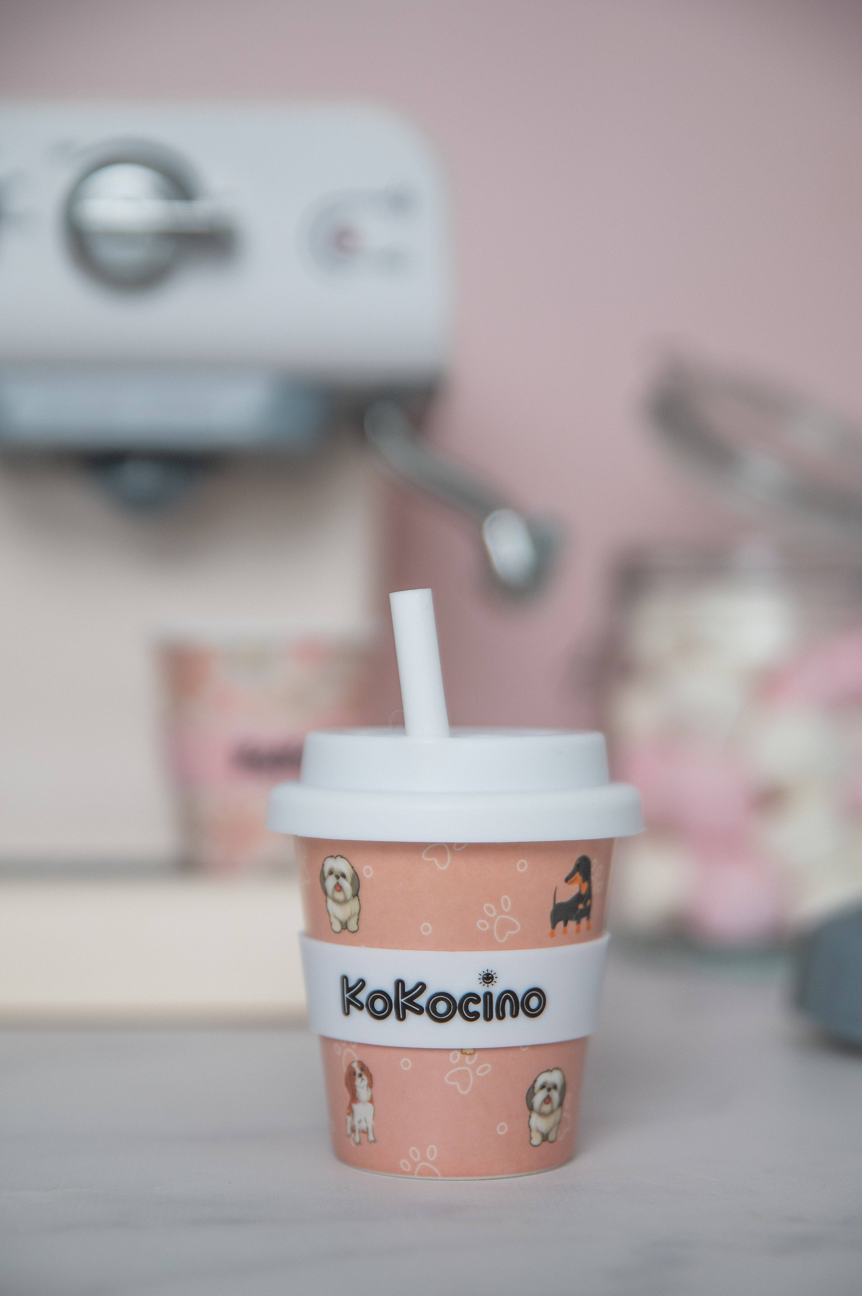 KoKocino - Wholesale Drinking Glass/Cup - Kids & Baby - Pawesome Cuppupcino Babyccino cup + Straw + Pop-it toy 120ml3