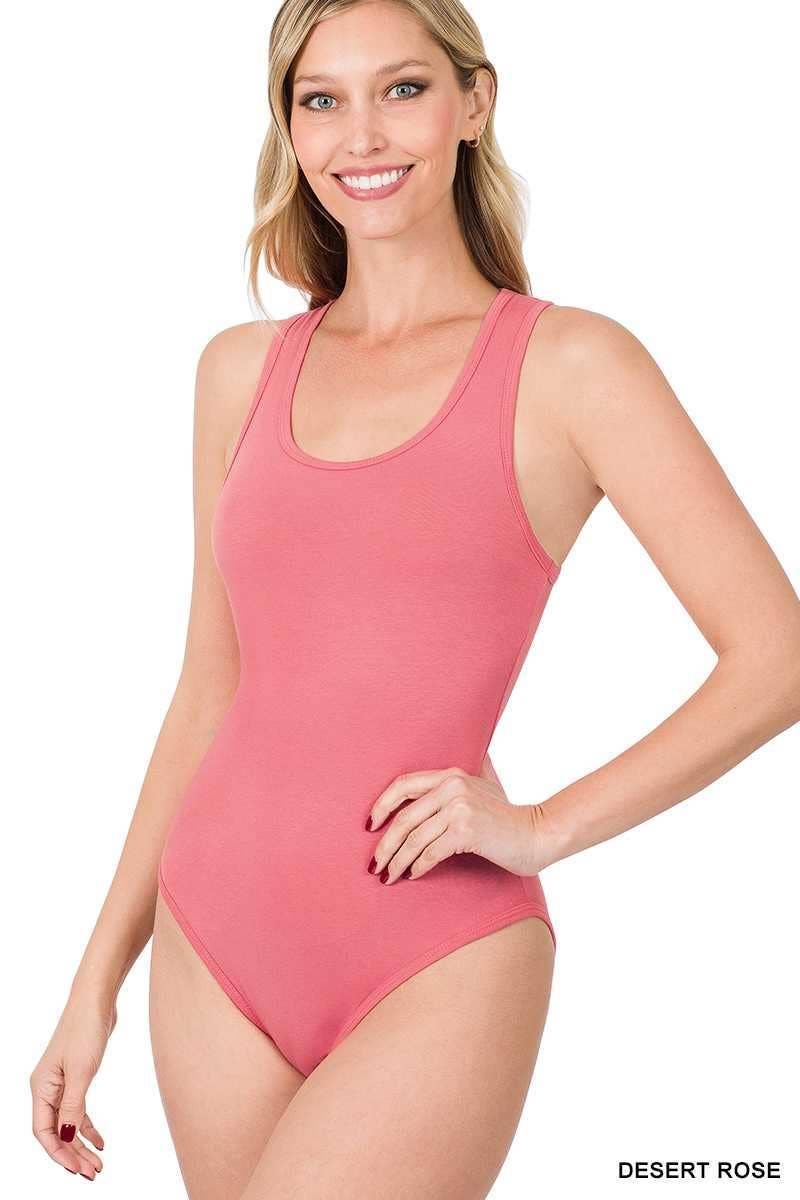Vanilla Monkey – wholesale Bodysuit - Dam – Premium bomull racer tillbaka Tank Bodysuit8