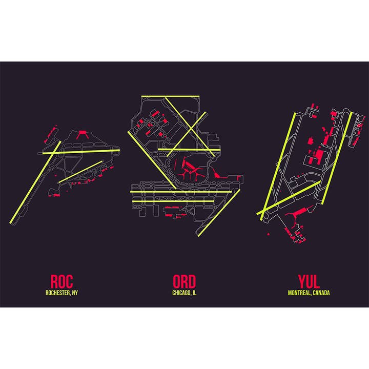 Benutzerdefinierte drei Flughäfen für den Großhandel von 08 Left