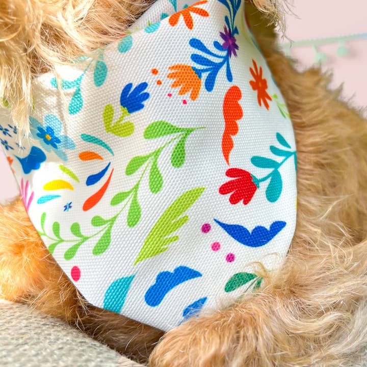 BLUE FEATHER SHOP - Wholesale Pet Bandana - Dog - Handmade Dog Bandana From Mexican Fabric. Butterfly design