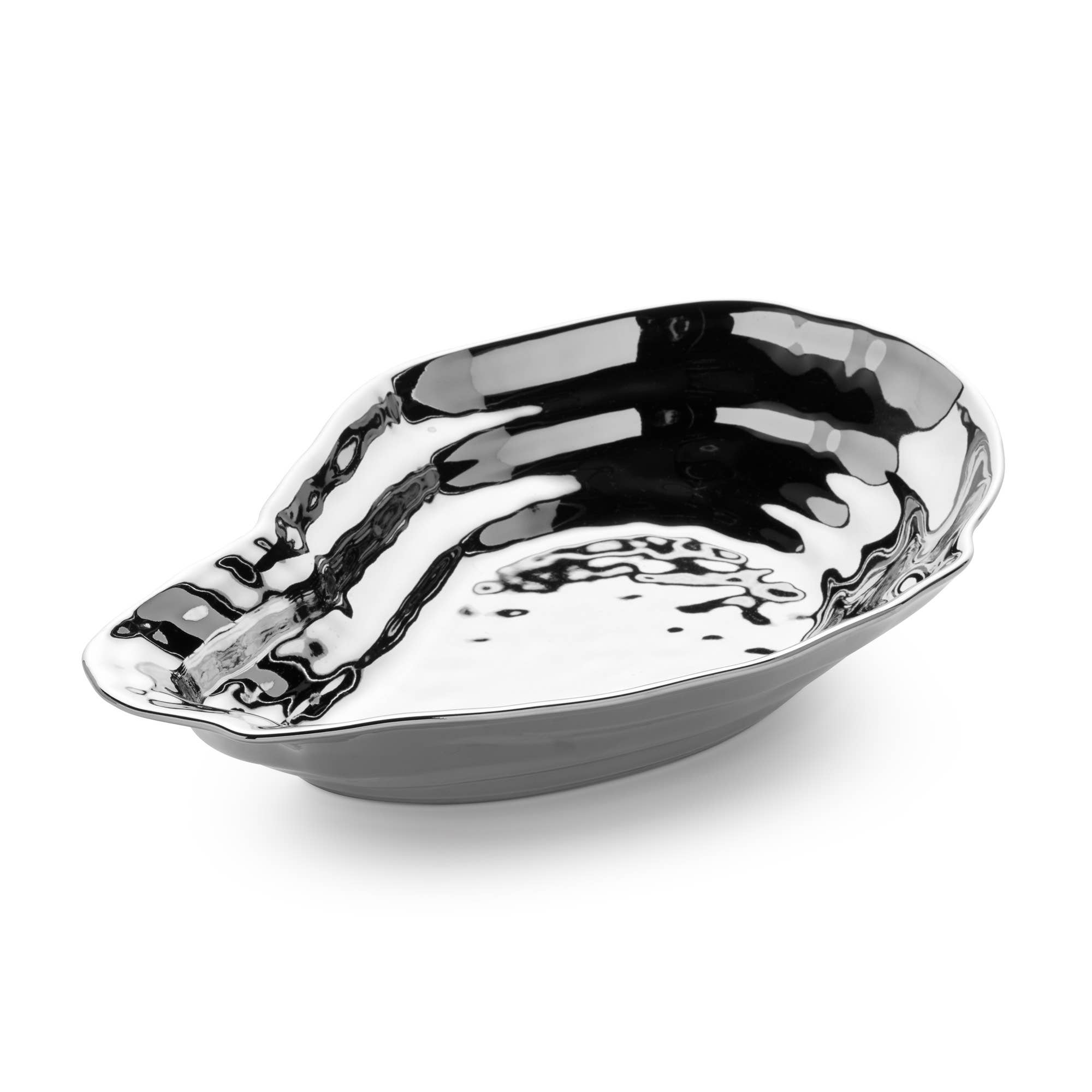 Certified International - Wholesale Serve Bowl - Silver Plated Oyster Serving Bowl1