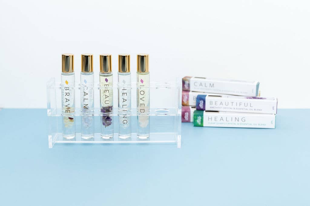 Silver Orange - Wholesale Retailer Display - Accessories - Acrylic Stand for Crystal Essential Oil Roller Display3